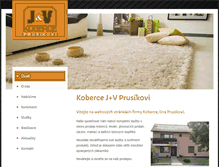 Tablet Screenshot of koberce.prusikovi.cz